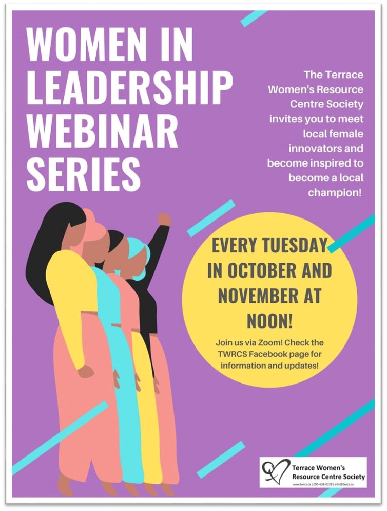 TWRCS Women in leadership webinar series Poster