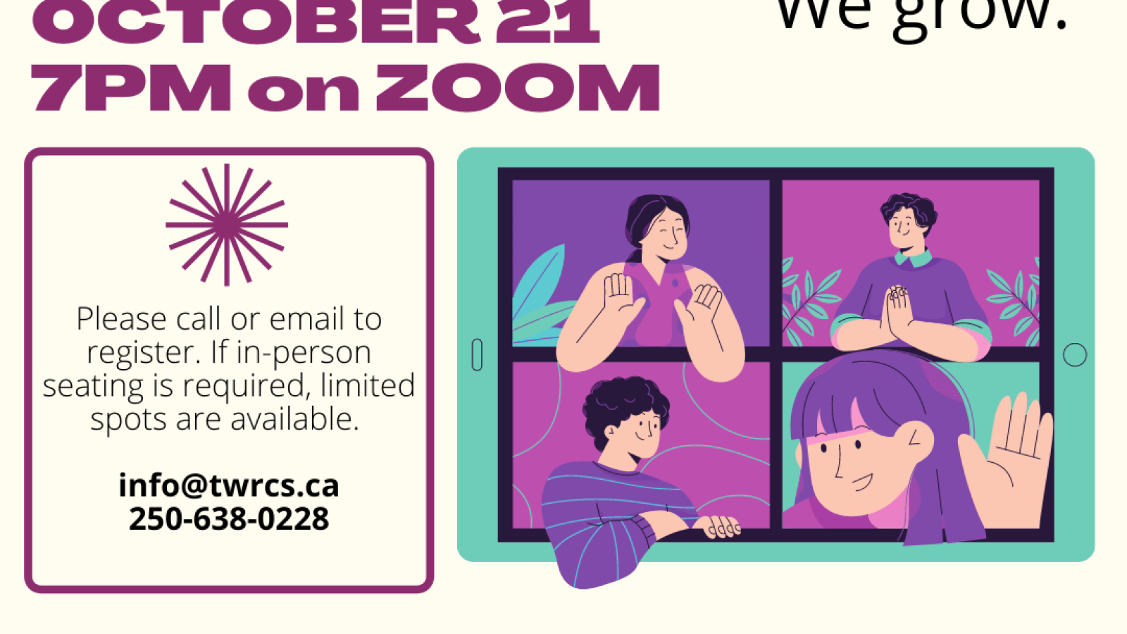 TWRCS October 2021 AGM Meeting