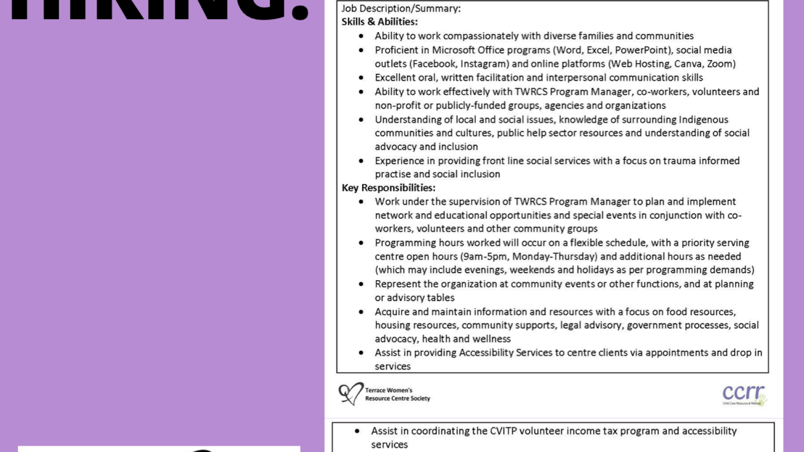 Social Services Coordinator