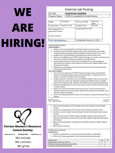 Social Services Coordinator