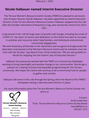 Iinterim ED announcement