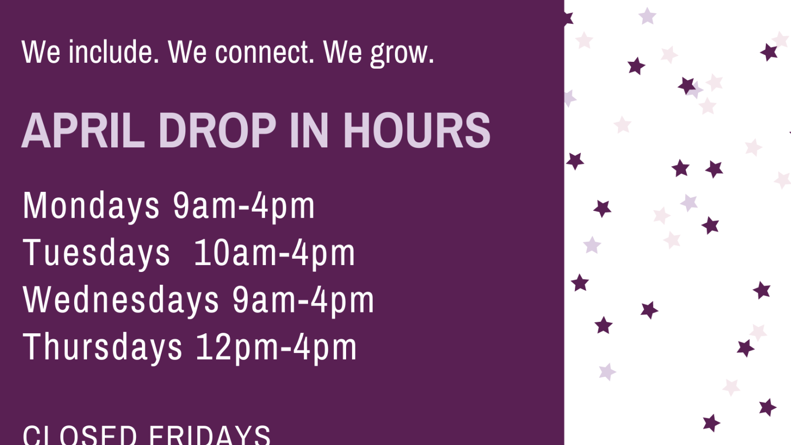 TWRCS-April-2022-Drop In Hours