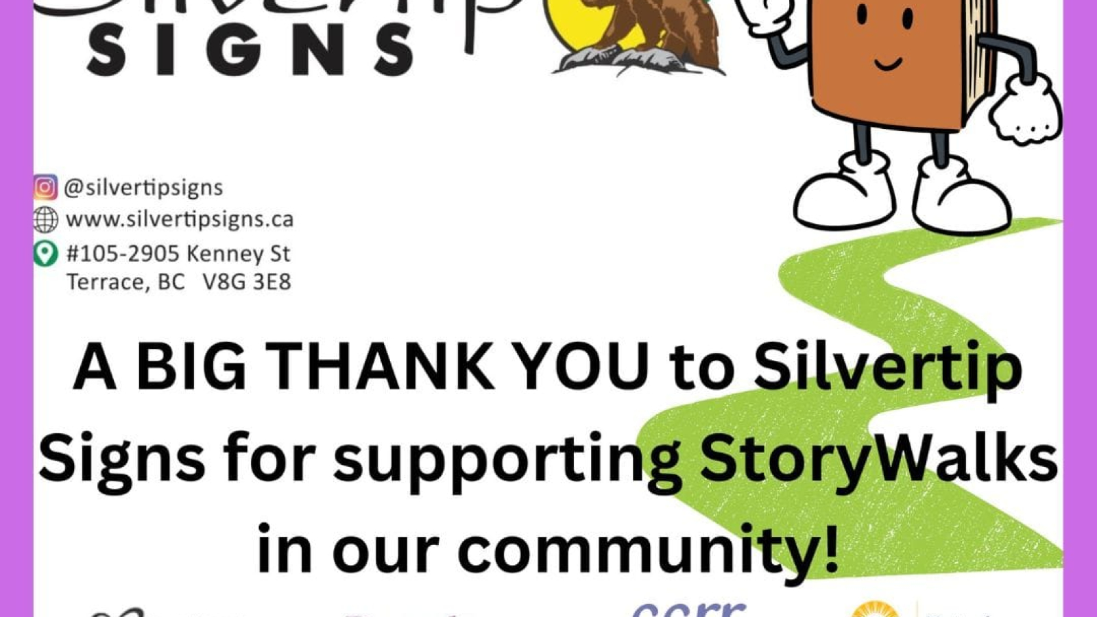 TWRCS - Thank you to Silvertip Signs