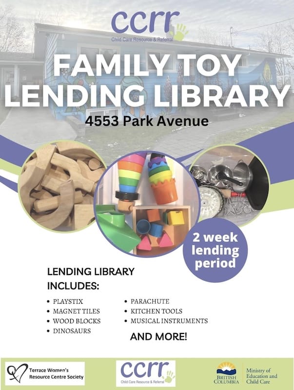 Skeena Child Care Resource & Referral (Skeena CCRR) Family Lending Library