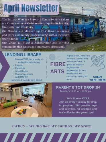 TWRCS_April Newsletter Cover Page