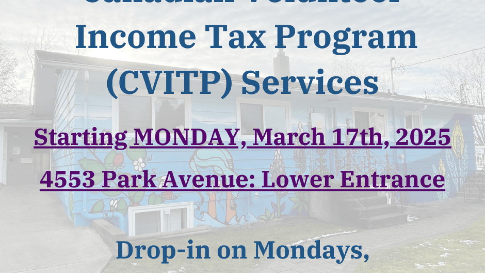 TWRCS_Drop-in Income tax Services